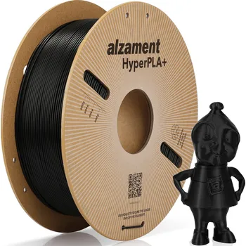Filament Alzament Hyper PLA+ 1kg Black ALZMNTH01