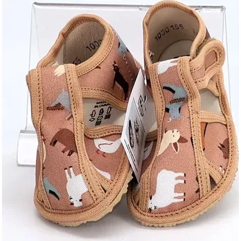 Dětské bačkory hnědé RAK 20