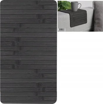 Stolní podložka Bambusová podložka na stůl černá, rolovací OCHRANNÁ PODLOŽKA na desku stolu