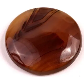 Přírodní kámen Kabošon Montana Agate č.8192 (25x5mm)