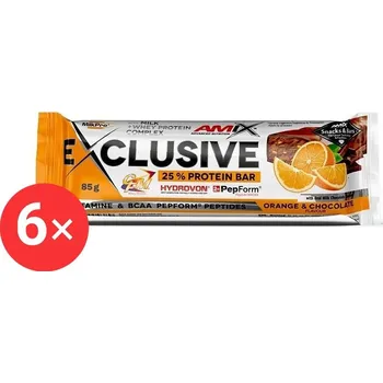 Proteinová tyčinka Amix Nutrition Exclusive Protein Bar, 6 x 85g, Orange-Chocolate