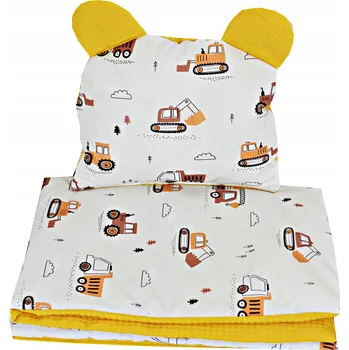 Dětská deka DEKA ZAVINOVAČKA DEKA WAFEL POLŠTÁŘ MEDVÍDEK BAVLNA PRO MIMINKO 100X75