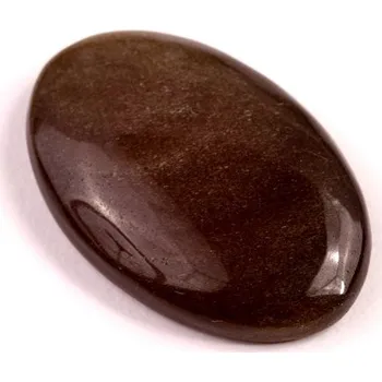 Přírodní kámen Kabošon Gold Obsidian č.8250 (31x20x6mm)