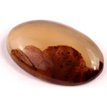 Přírodní kámen Kabošon Montana Agate č.8202 (30x19x6mm)
