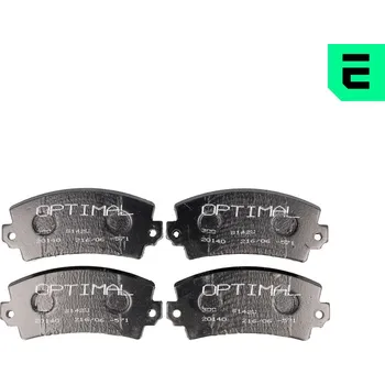 Brzdová destička Sada brzdových destiček, vždy 4 kusy v sadě OPTIMAL BP-91422