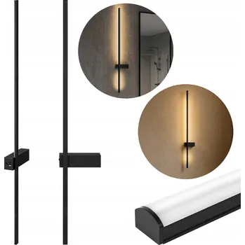 Nástěnné svítidlo Nástěnné svítidlo Masterled černé 90 cm integrovaný LED zdroj 12 W