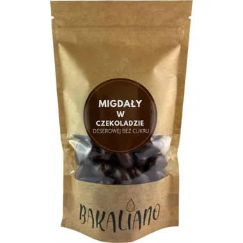 MANDLE V HOŘKÉ ČOKOLÁDĚ 250g - BEZ CUKRU!