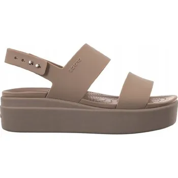 Dámské sandále Crocs dámské sandály BROOKLYN LOW WEDGE W 206453 platforma, velikost 41,5