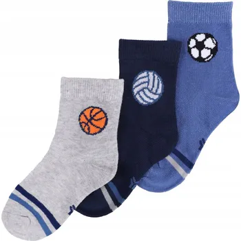 Chlapecké Ponožky dětské dlouhé fotbalové ponožky 3 kusy v balení, YOCLUB