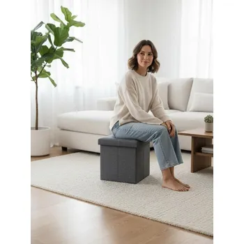 Taburet Sinsay - Taburet s úložnou funkcí a boční kapsou - černá - 976HB-99X - 976HB-99X-ONE