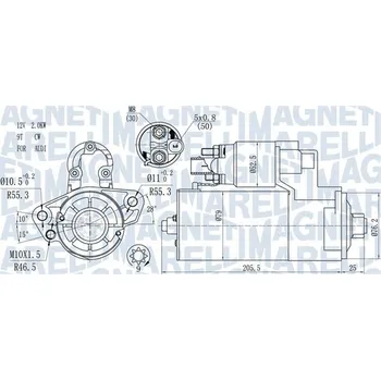 Startér Startér MAGNETI MARELLI 063721521010
