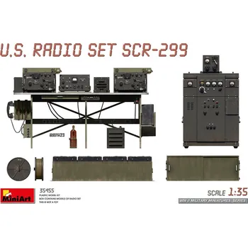 Plastikový model U.S. Radio Set SCR-299 - MiniArt 35455