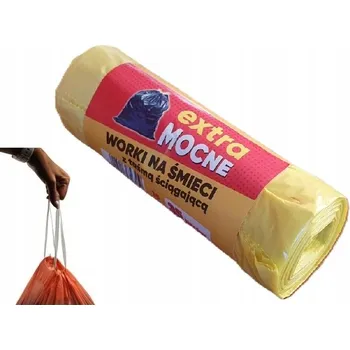 Pytle na odpadky Pytle na odpadky EXTRA SILNÉ 35l 15 ks se stahovací páskou