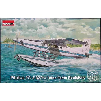 Plastikový model Pilatus PC-6 B2/H4 Turbo Porter Floatplane - Roden 445