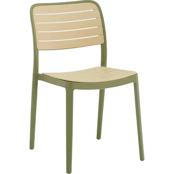 Vikio Zahradní židle zelená-béžová TZZ108Z