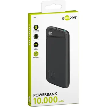 Powerbanka Powerbank Goobay 10000 mAh černý