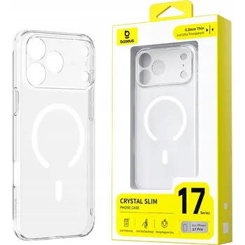 Pouzdro na mobilní telefon Zadní Kryt Baseus pro Apple iPhone 17 bezbarvý
