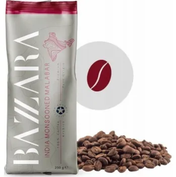 Nealkoholický nápoj Bazzara Kávová zrna ESPRESSO INDIA MONSOONED MALABAR 250 g