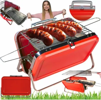 Zahradní gril NoName DH Garden Grill Opal S lux red mini gril červený