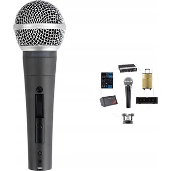 Mikrofon KABELOVÝ MIKROFON PRO KARAOKE DYNAMICKÝ S XLR KABELEM 3 M