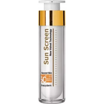 Přípravek na opalování Frezyderm Sun Screen Velvet Face SPF50+ Opalovací krém na obličej SPF 50+ 50 ml