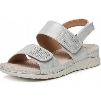 Dámská obuv Clara Barson dámské sandály WS040801-01 s plochým podpatkem, velikost 37