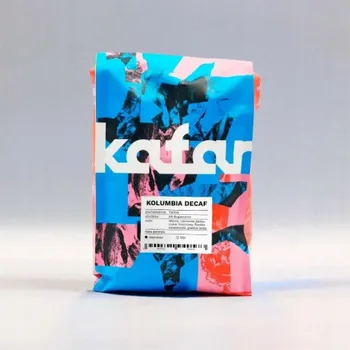 Káva Kafar Kávová zrna Colombia Decaf kávová zrna 1 kg - bez kofeinu