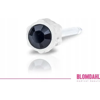 Náušnice Blomdahl Náušnice k nastřelení Jet Černá 4mm Hypoalergenní