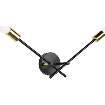 Nástěnné svítidlo Toolight Toolight, nástěnné svítidlo 2xE27 APP1119-2W, černá-zlatá, OSW-01642