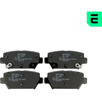 Brzdová destička Sada brzdových destiček, vždy 4 kusy v sadě OPTIMAL BP-13009