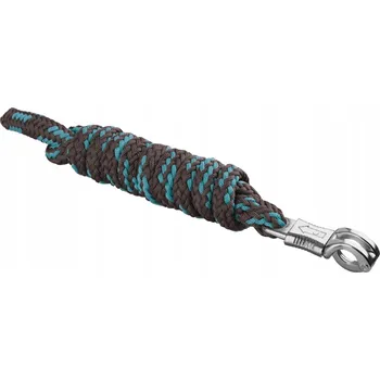 Vodítko pro koně START S vodítkem 2m hnědo-tyrkysový s PANIC karabinou