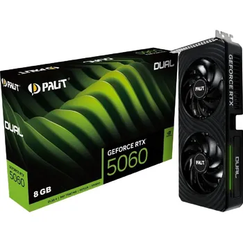 Grafická karta Grafická karta Palit GeForce RTX 5060 Dual 8GB GDDR7 128bit DLSS 4