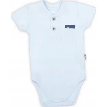 Kojenecký body Body pro kojenecké chlapečka s krátkým rukávem Maks Nicol 74