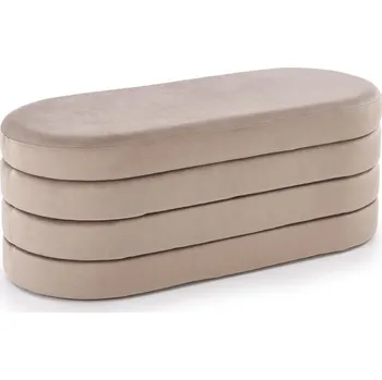 Taburet Taburet CALPI s úložným prostorem — látka, béžová