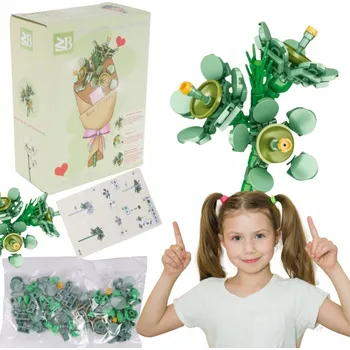 ostatní stavebnice Sada Stavebnice Květiny 94 prvků skládání kytice Návod k obsluze