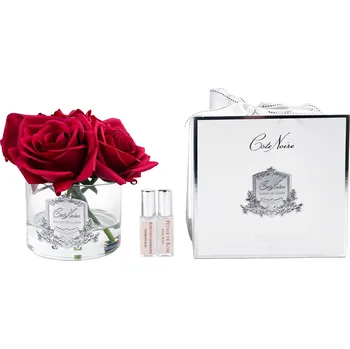 Aroma difuzér Côte Noire kytice parfémovaných růží Carmine Red White Box