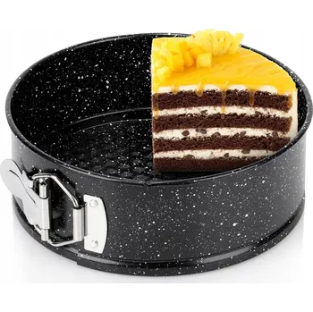 Forma na pečení FORMA NA DORT GRANITOVÁ KULATÁ FORMA NA PEČENÍ TĚSTA 18 CM