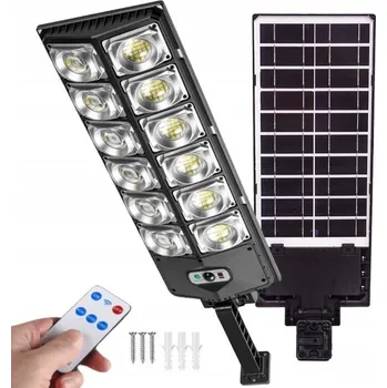 Venkovní osvětlení Solární Lampa Výkonná LED 1200W s Pohybovým Čidlem, Pouliční/Zahradní, s Dálkovým Ovládáním