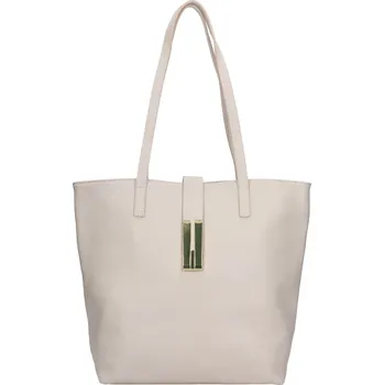 Kabelka Dámská kožená kabelka Italia Ramira - šedá