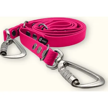Vodítko pro psa Voděodolné přepínací vodítko Woofit Summit: Růžové