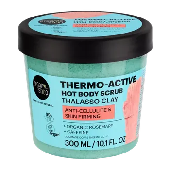 Tělový peeling Organic Shop Hřejivý tělový peeling s jílem 300 ml