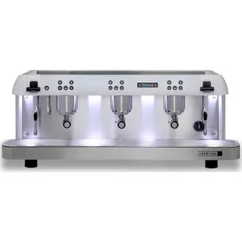 Kávovar Iberital Expression PRO Backlit panel – 3GR Barva: Bílá