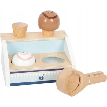 Dřevěná hračka Dřevěná sada na zmrzlinu Small Foot