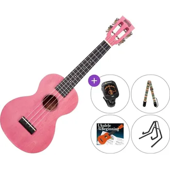 Ukulele Mahalo ML2CP SET Coral Pink Koncertní ukulele