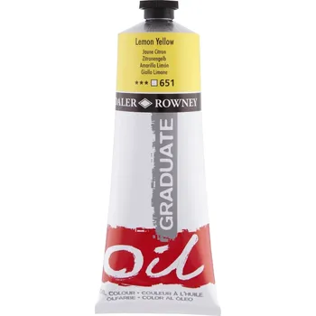 Olejová barva Daler Rowney Graduate Olejová barva Lemon Yellow 200 ml 1 ks