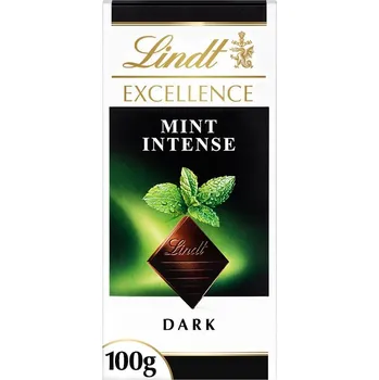Čokoláda Lindt EXCELLENCE Hořká čokoláda s příchutí máty 100g