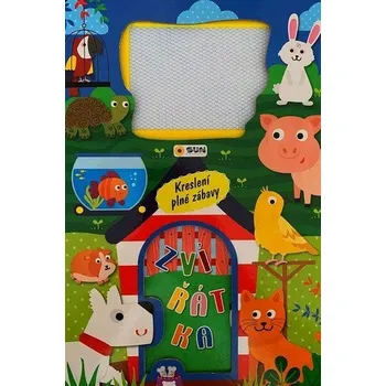 Hračka Zvířátka - Kreslení plné zábavy s magnetickou kreslící tabulkou