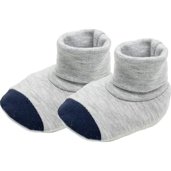 Kojenecké oblečení Kojenecké botičky Nicol šedé, velikost 16-17