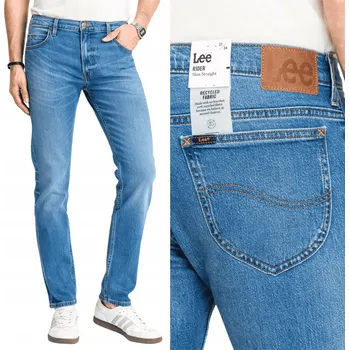 Pánské džíny Lee RIDER pánské džíny se zúženými nohavicemi, velikost 33/34