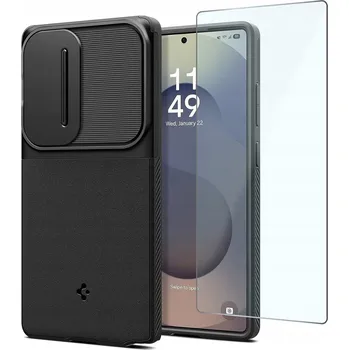 Pouzdro na mobilní telefon Zadní Kryt Spigen pro Samsung Galaxy S25 Ultra, černý